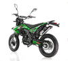 New Adult 250cc Apollo DB36 Deluxe - Enduro Dirt Bike dirt bike Wholesale ATV green
