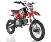New Adult Size - Apollo DBX19 - 125cc Dirt Bike w/Headlight - Free Shipping dirt bike Wholesale ATV red