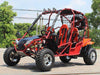 New Adult 200cc Go Kart - Dongfang 200GKA-4 - 4 Seater Go kart - Free Shipping Go karts Wholesale ATV Red