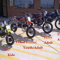 New Semi-Automatic 110cc Dirt Bike - Apollo DBX4 - Free Shipping dirt bike Wholesale ATV 