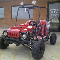 New Youth - TaoTao Jeep Auto - 125cc Kids Go Kart WITH REVERSE - Free Shipping Go karts Wholesale ATV red 