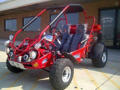 New 300cc - Trailmaster 300-XRS/XRX - Go Kart w/Reverse - CA Carb Approved - Free Shipping go kart Wholesale ATV red XRX 