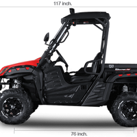 New 700cc - BMS Ranch Pony 700 EFI 2S - 4x4 UTV
