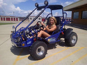 New 150cc - Trailmaster 150-XRS/XRX - Go Kart w/Reverse - CA Carb Approved - Free Shipping go kart Wholesale ATV blue XRX 