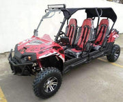 New 150cc - Trailmaster Challenger4 150X - Deluxe Youth/Adult 4 Seater UTV - CA Carb Approved - Free Shipping utvs Wholesale ATV Red 