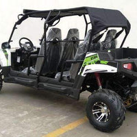 New 150cc - Trailmaster Challenger4 150X - Deluxe Youth/Adult 4 Seater UTV - CA Carb Approved - Free Shipping utvs Wholesale ATV White 