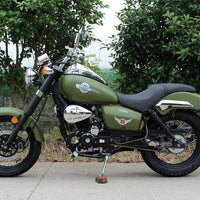 New 250cc- DongFang DF250RTR - Retro Style Motorcycle - Free Shipping scooters Wholesale ATV green 