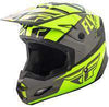 Fly Racing - Elite Guild - Youth Motocross Helmet - Free Shipping Wholesale ATV HI-VIS YS 