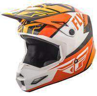 Fly Racing - Elite Guild - Youth Motocross Helmet - Free Shipping Wholesale ATV NEON ORANGE/BLACK YS 