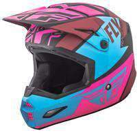Fly Racing - Elite Guild - Youth Motocross Helmet - Free Shipping Wholesale ATV NEON PINK/BLACK YS 