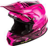 Fly Racing - Toxin Mips Embargo - Motocross Helmet - Free Shipping Wholesale ATV NEON PINK/BLACK XS 