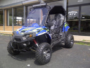 New 150cc - Trailmaster Challenger 150X - Deluxe Youth UTV - CA Carb Approved - Free Shipping utvs Wholesale ATV Blue 