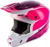 Fly Racing -Kinetic Sharp- Youth/Adult Helmet - Free Shipping Wholesale ATV PINK/WHITE/PURPLE YS 
