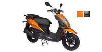 NEW 2019 KYMCO - SUPER 8 50X - SPORT STYLE 50CC SCOOTER scooters Wholesale ATV MATTE ORANGE 