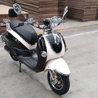 New 150cc - Trailmaster Sorrento 150a - Retro Style Scooter - Free Shipping scooters Wholesale ATV Black 