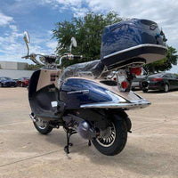 New 150cc - Trailmaster Sorrento 150a - Retro Style Scooter - Free Shipping scooters Wholesale ATV Blue 