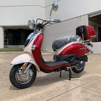 New 150cc - Trailmaster Sorrento 150a - Retro Style Scooter - Free Shipping scooters Wholesale ATV Red 