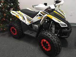 NEW LARGE YOUTH - TAO TAO REX- SPORT 125cc Kids ATV - Free Shipping atvs Wholesale ATV WHITE/YELLOW 