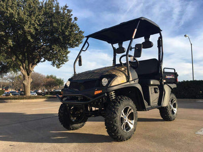 New 200cc - Trailmaster Taurus 200U - UTV Side by Side with High/Low Gear - Fully Assembled - Free Shipping utvs Wholesale ATV Tree Camo 