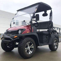 New 200cc - Trailmaster Taurus 200 MFV - UTV Side by Side/Golf Cart with High/Low Gear - Fully Assembled - Free Shipping utvs Wholesale ATV Burgundy 