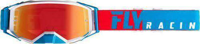 Fly Racing - 2019 Zone Pro- Goggles - Free Shipping Wholesale ATV RED/WHITE/BLUE 
