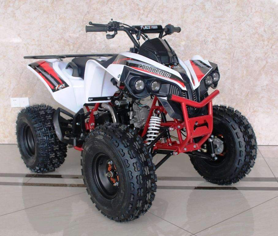 New Larger Youth - Ace C125 Conqueror - 125cc Kids ATV Sport Utility - CA Carb Approved