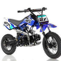 New Semi-Automatic 110cc Dirt Bike - Apollo DB27 - Youth Dirt Bike