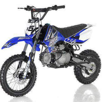New 125cc Youth - Apollo DBX5 - 4 Speed Manual Dirt Bike - Free Shipping dirt bike Wholesale ATV blue 