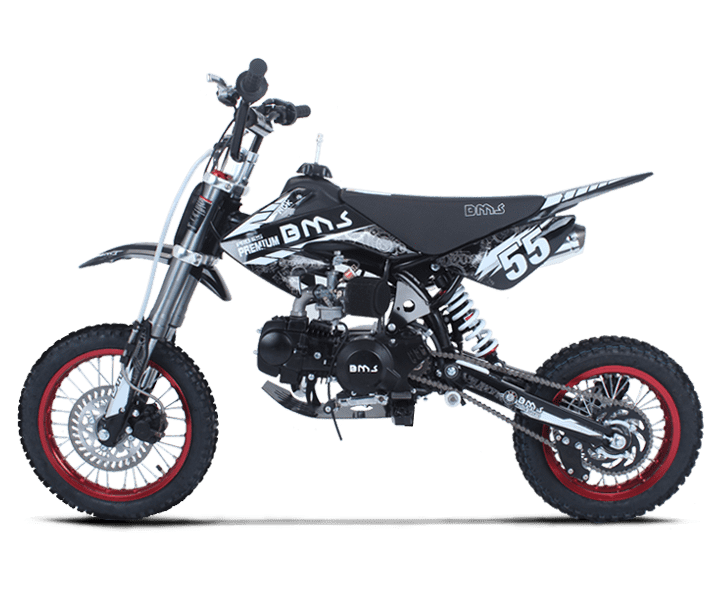 New 125cc- BMS PRO PREMIUM 125  - 4 SPEED MANUAL  Dirt Bike