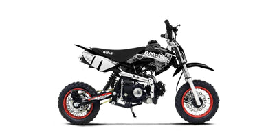 New 70cc- BMS PRO 70 SEMI - Semi Auto Youth Dirt Bike