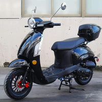 New 49cc - Dongfang Classic 50 - Retro Style Scooter - Free Shipping scooters Wholesale ATV Black 