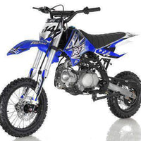 New Adult Size - Apollo DBX14 - 125cc Semi-Auto Dirt Bike - Free Shipping dirt bike Wholesale ATV blue 
