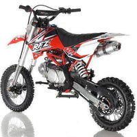 New Adult Size - Apollo DBX14 - 125cc Semi-Auto Dirt Bike - Free Shipping dirt bike Wholesale ATV red 