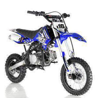 New Adult Size - Apollo DBX16 - 125cc Fully Automatic Dirt Bike - Free Shipping dirt bike Wholesale ATV blue 