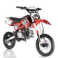 New Adult Size - Apollo DBX16 - 125cc Fully Automatic Dirt Bike - Free Shipping dirt bike Wholesale ATV red 