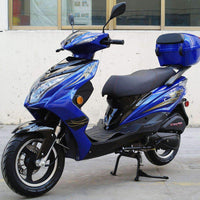 New 49cc- Dongfang Super 50 Scooter - Free Shipping scooters Wholesale ATV blue 