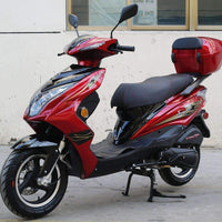 New 49cc- Dongfang Super 50 Scooter - Free Shipping scooters Wholesale ATV burgundy 