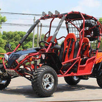 New Adult 200cc Go Kart - Dongfang 200GKA-4 - 4 Seater Go kart - Free Shipping Go karts Wholesale ATV Red 