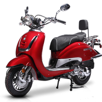 New 150cc- BMS HERITAGE 1-TONE - Retro Style Scooter - CA Carb Approved