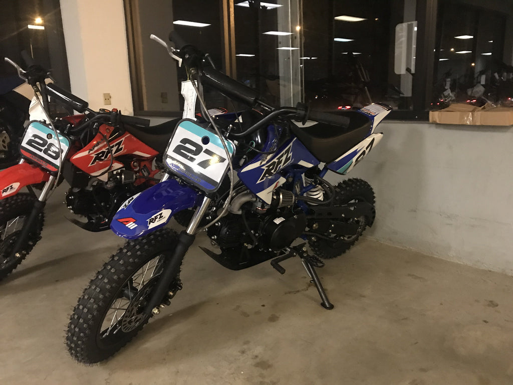 New Semi-Automatic 110cc Dirt Bike - Apollo DB27 - Youth Dirt Bike