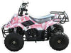 New Kids 110cc ATV - Coolster 3050C - ATV with Headlight & Rack - CA Carb Approved - Free Shipping atvs Wholesale ATV Pink Army Camo 