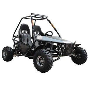 New Kandi 200GKM-2A - 200cc Fully Auto Youth/Adult Go Kart w/LED Light Bar & Alloy Wheels