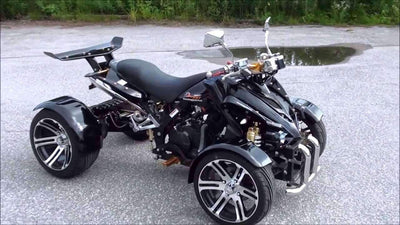 New 350cc - Icebear SPY 350 - Adult Racing Sport ATV - Free Shipping atvs Wholesale ATV Black 