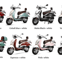 New 150cc- BMS HERITAGE 2-TONE - Retro Style Scooter - CA Carb Approved
